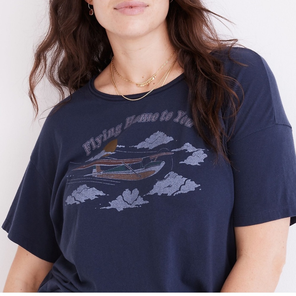 Madewell tshirt soft blue XL